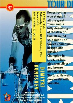 1997 Eurostar Tour de France #97 Dimitri Konyshev Back